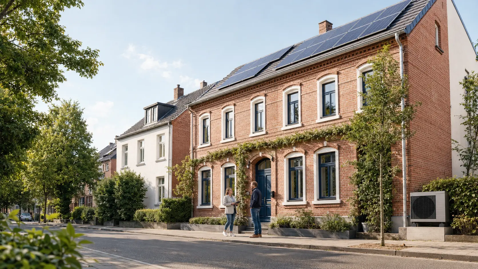 Platzhaltergrafik: Vor der Veröffentlichung durch ein eigenes Motiv eines modernisierten Mehrfamilienhauses in Mönchengladbach ersetzen